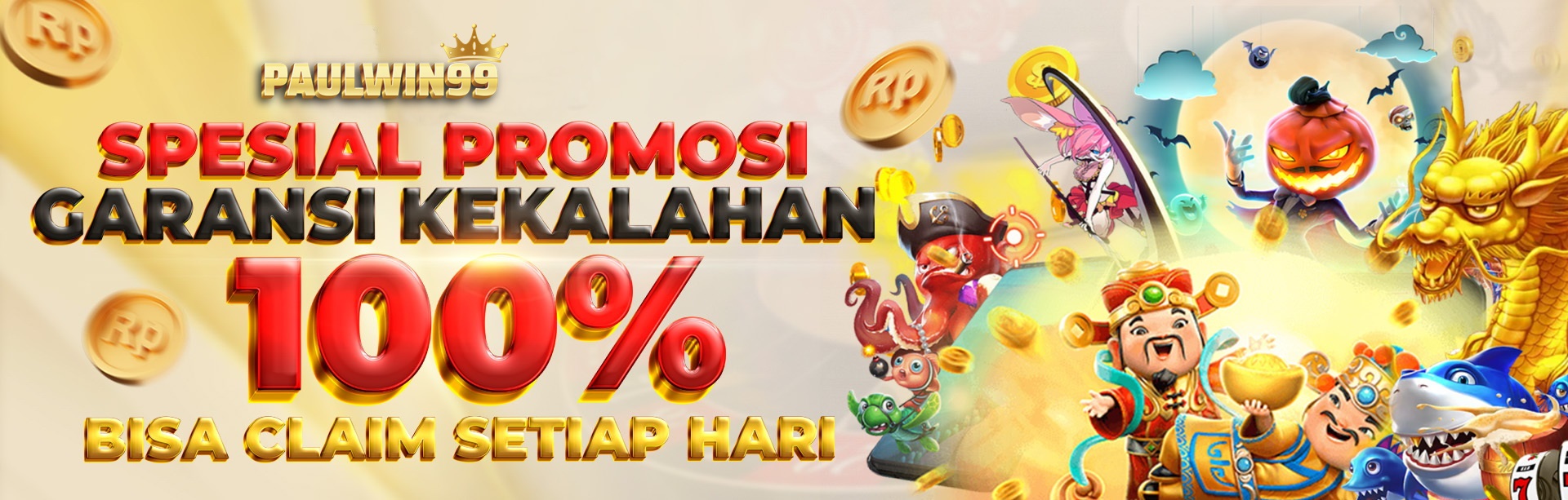 PROMOSI GARANSI KEKALAHAN 100%	
